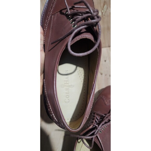 Cole Haan Mens 11 M Wingtip Oxfords Brogue Brown Leather C12201 Dress Shoes main image 8